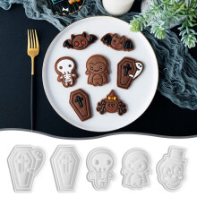 Jacenvly Cute Halloween Cook Molds, Baking Tools & Fall Decor for Home - Compatible with Halloween Party Indoor Decorations