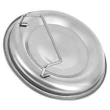 Soup Shell Holder Kitchen Utensil and Grill Standing Spoon Rest Handy Gadgets Lid Simple Stainless Steel