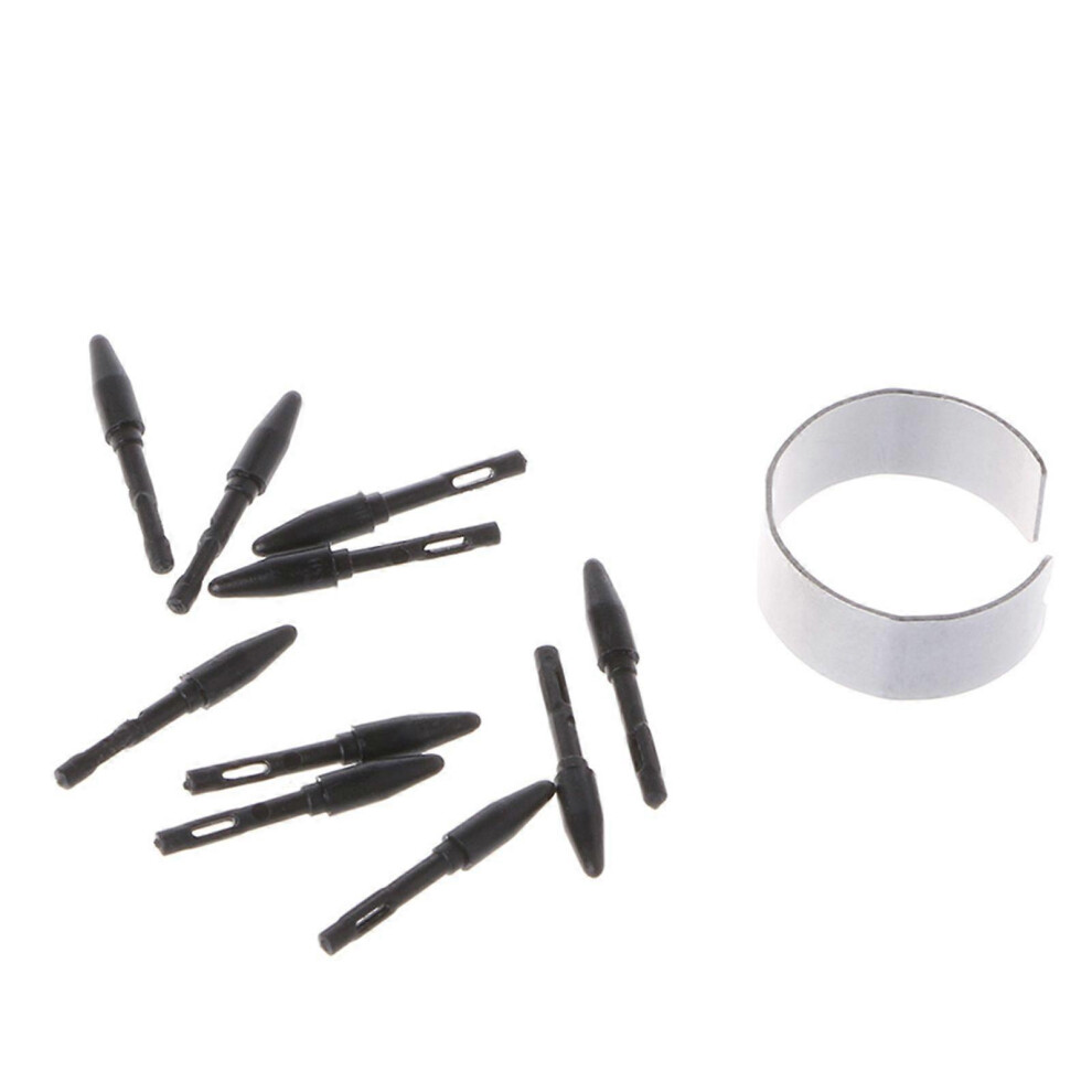 (As Show, White) 10 Pcs Replacement Pen Nibs Pen Tips Just For Digital Graphics Tablet Pens 3242242648252