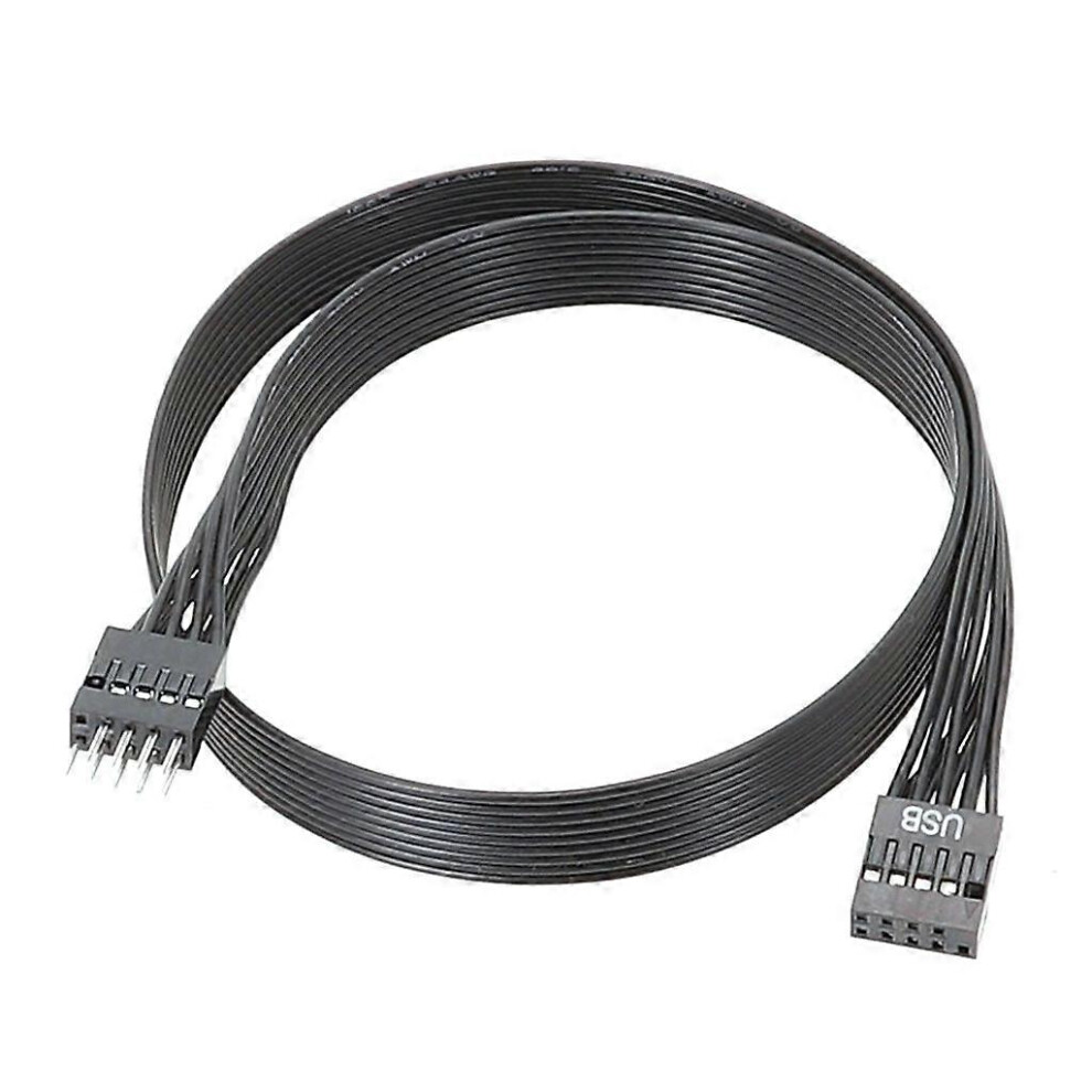 (As Show, 30Cm) High-Speed 9Pin Usb 2.0 Extension Cable Male To Female For Computer Motherboard 3242242647286