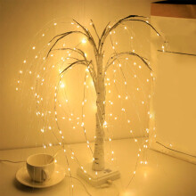 YANHAIGONG 60 LED 20" Tree Lights, 8 Modes Glow, Decorative Lights for Bedroom, Indoor Outdoor, Christmas Wedding Party, Compatible with Holiday