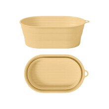 LKWLPD Proofing Basket Silicone Bread Tray, Dough Proofing Bowl 10.4in*6.1in*1.3in, Oven Baking Supplies, Yellow