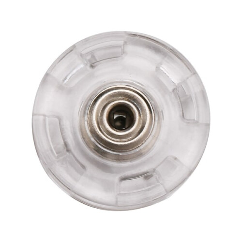 Invisible snap fasteners, 25 mm (10 pcs) Transparent