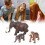 Mammoth Model Simulation Statue Realistic Plastic Mammoth Animal Collection Toy Gift 7