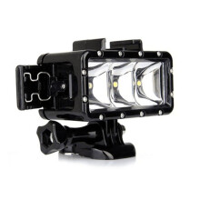 Waterproof Diving Spot Light LED Light Video Light Photographic Diving Lamp For GoPro Hero 5 4 3+ 3 SJ4000 Spare Part