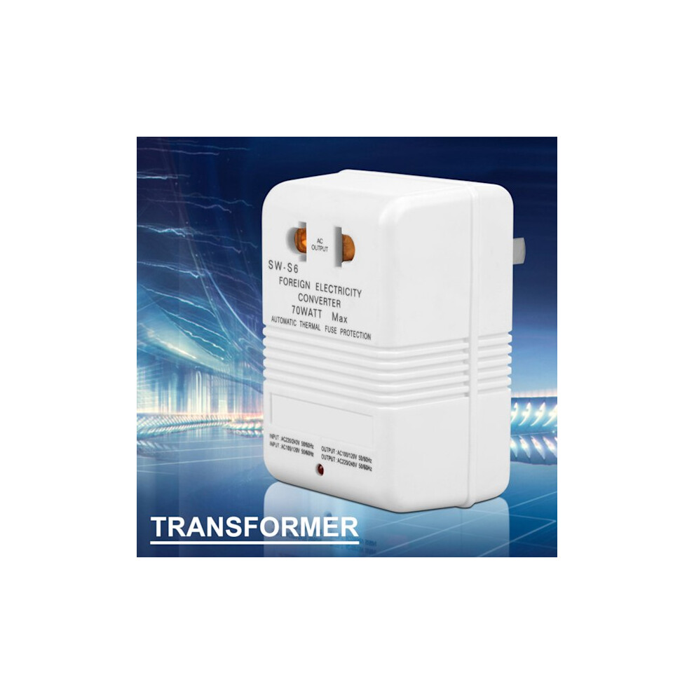 70W 110V/120V To 220V/240V Voltage Converter Transformer (Cn Standard Plug) 9422877277834