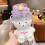 Large Water Bottle Bear Shape With Adjustable Strap, 40 Oz 1