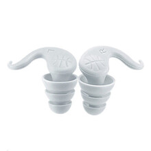 Aqyh Swimming Ear Plugs, Waterproof Silicone, Reusable, Noise Reduction for Work, Study, Sleeping, Bathing, Surfing (1 Pair)