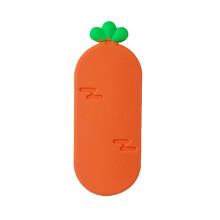 Shower Head Holder Suction Cup Wall Mounted Punch-free Removable Silicone Carrot Shape Handheld Shower Head Bracket Bathroom Accessories