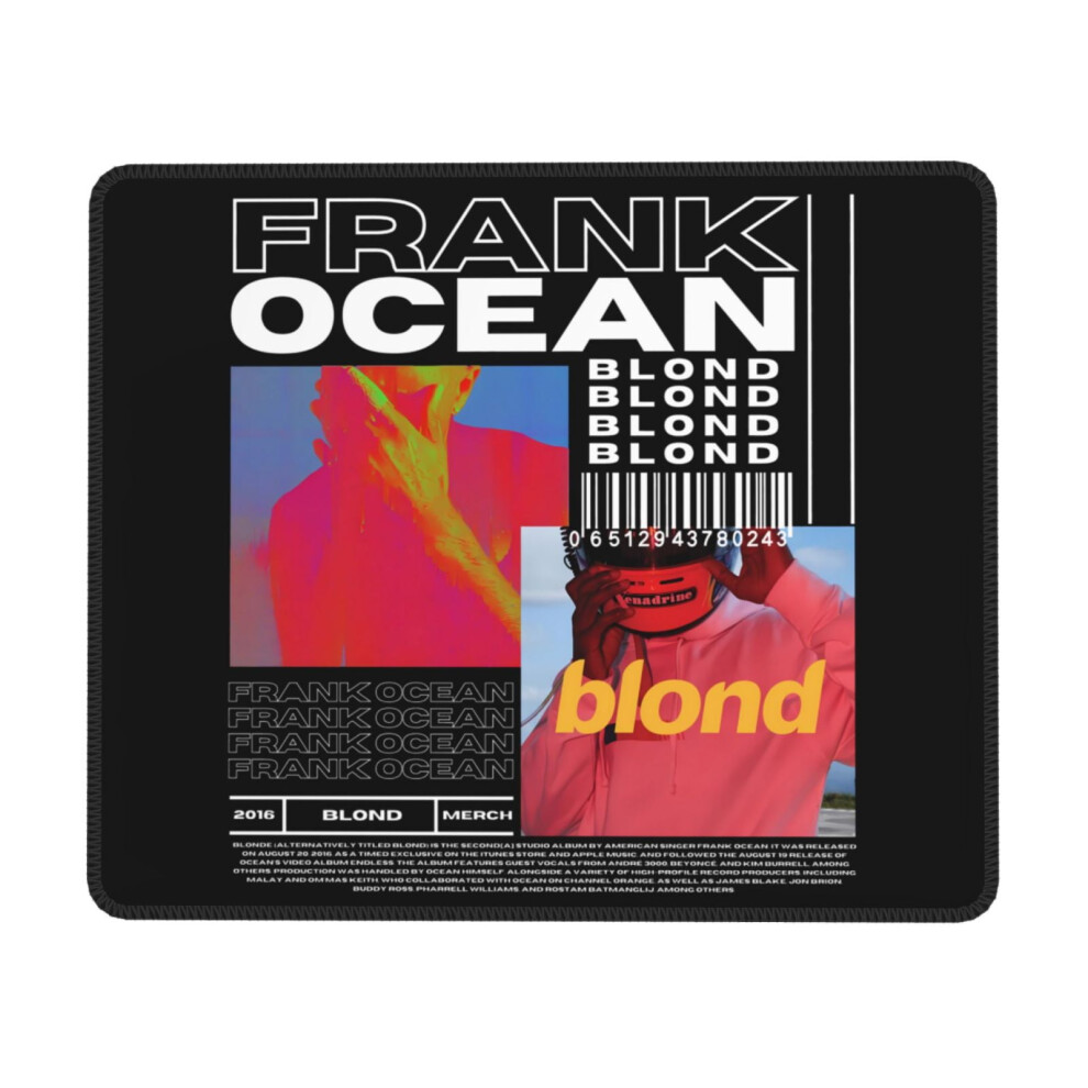 Frank Ocean Rubber Lock Edge Mouse Pad, Office Desk Pad, Writing Pad, Multi Code Game Pad Mouse Pads For Computers Laptop Mouse Mouse Pad 9399596004365