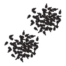 200X Motherboard Nylon Hex Standoff Threaded Spacer M3 Thread 6+6mm Black