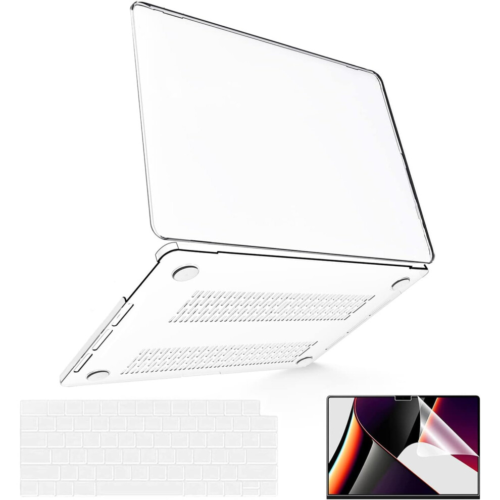 Case For Newest Macbook Pro 16 Inch Case 2023-2021 A2780 M2 A2485 M1 Pro/Max, Corner Protective Clear Laptop 9399596005409