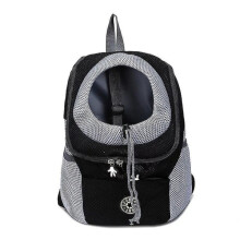 Travel Pet Dog Carrier Puppy Travel Backpack Front Portable Shoulder Bag H Black M Black Black M