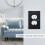 Ravens Switching Lights Single Leather Roman Frame Switch Panel Wall Panel Single Double/Pull Light Switch 8
