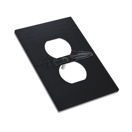 Ravens Switching Lights Single Leather Roman Frame Switch Panel Wall Panel Single Double/Pull Light Switch 2