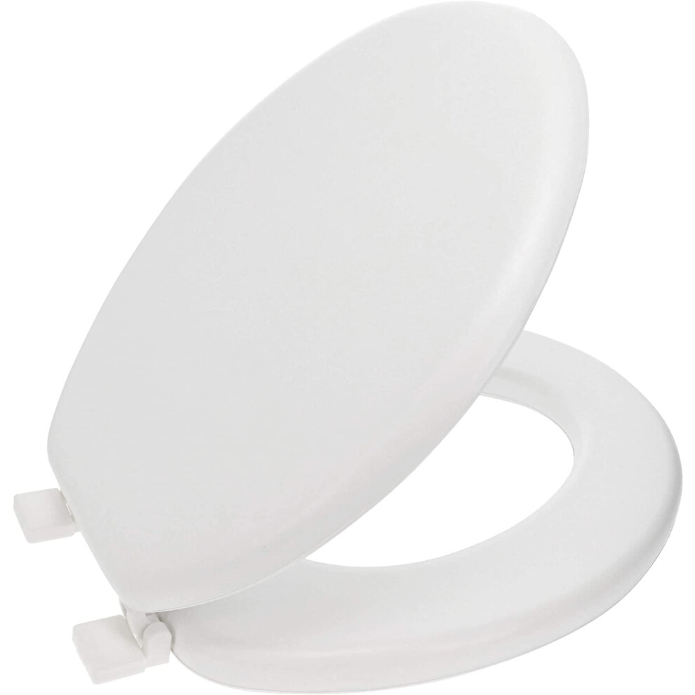 Home Chocolate Elongated Soft Cushioned Toilet Seat 9085618749436