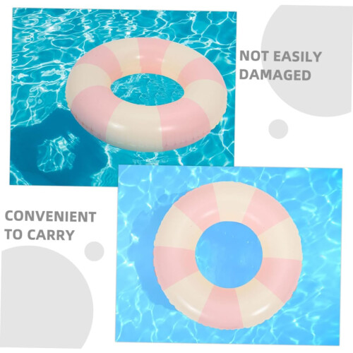 Inflatable Pool Float Thickened PVC Swimming Ring for Adults with Enhanced Buoyancy and Secure Grip 1