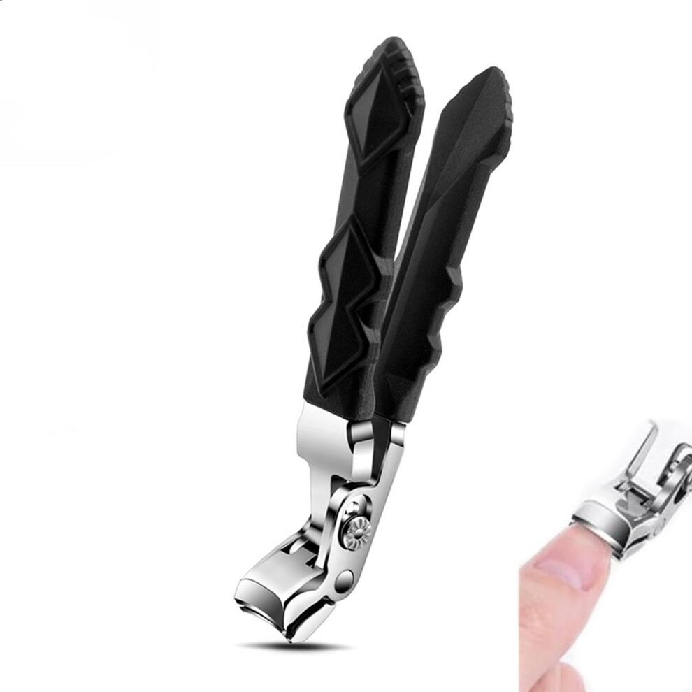 Ergonomic Long Handle Toenail Clipper with Angled Precision Head and NonâSlip Grip for Seniors
