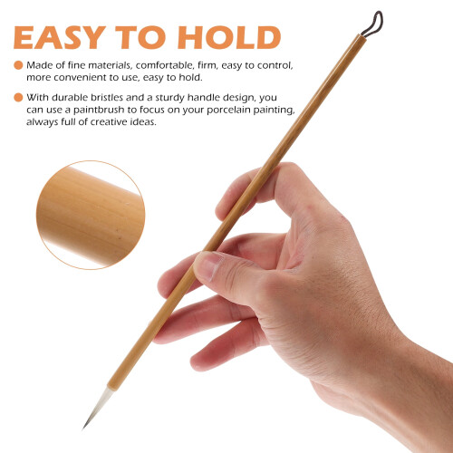 Mizh 2pcs Household Paint Brushes Multi-function Daily Use Pottery Painting Brushes 1
