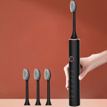 Ozmmyan Electric Toothbrush with 4 Heads, Smart 6-Speed Timer, IPX7 Waterproof, Compatible with Replacement Heads