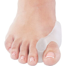 Gel Bunion Guards & Toe Spreaders (2pcs) - Pain Relief for Crooked/Overlapping Toes, Pressure Protector, Corrector, Shield, Spacer, Cushion - 1315-M