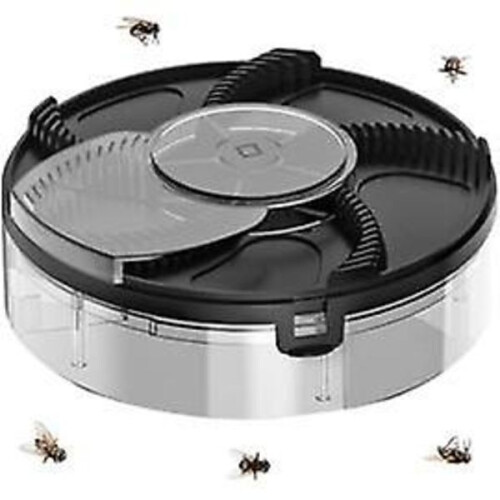 sysy Electric fly catcher, fully automatic fly trap with removable tray for [DB]