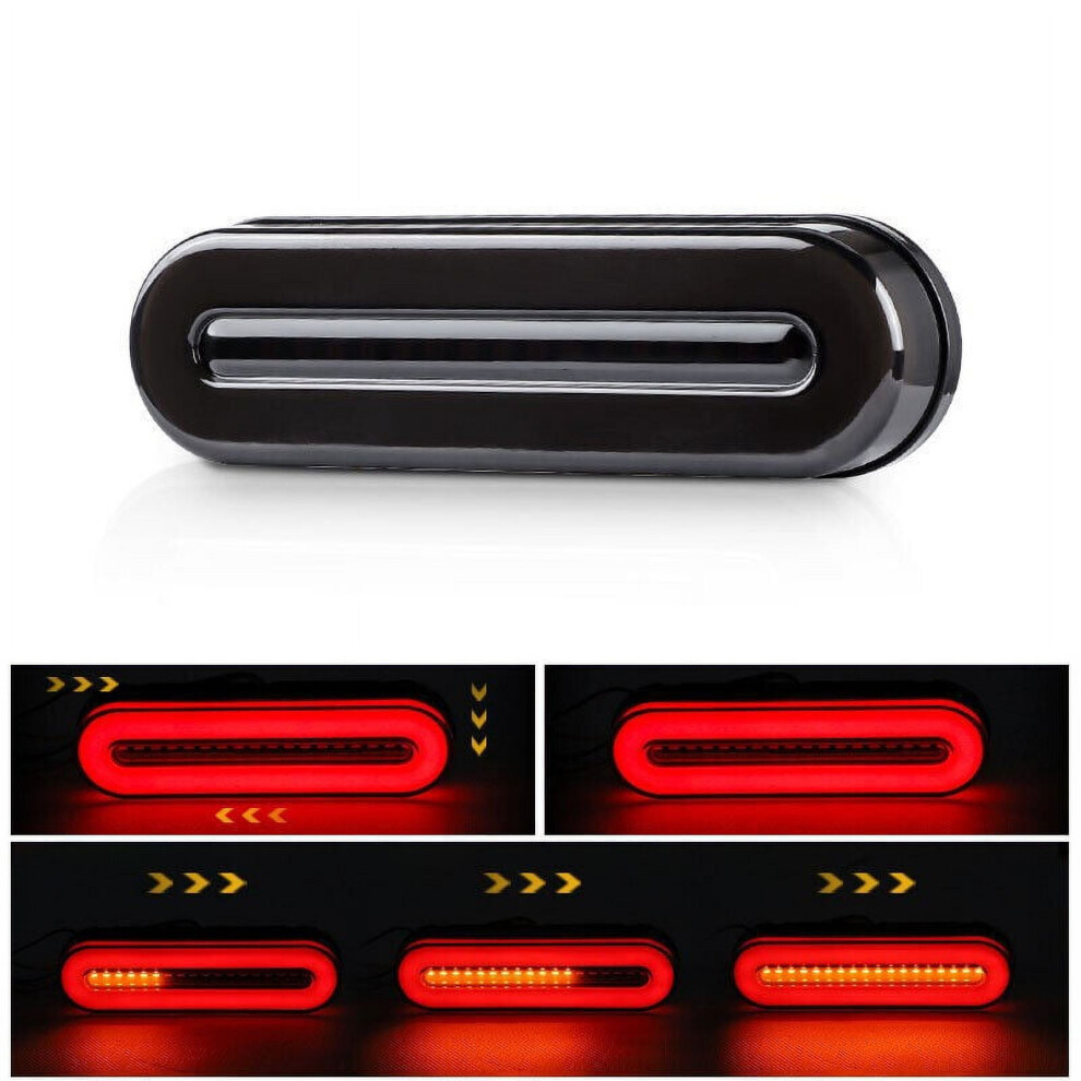 Motorcycle Led Running Brake Stop Turn Signal Tail Bar Flowing For Atv Utv Light 9048212676669