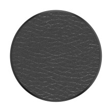 POPSOCKETS Pebbled Vegan Leather Black Detachable Grip with Stand Function Premium