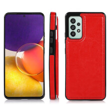 Stylish Case with Card Slot - compatible with Samsung Galaxy A33 5G Red