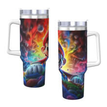 Mario 40oz H2.0 Stainless Steel Vacuum Insulated Tumbler With Lid And Straw For Water, Iced Tea Or Coffee, Smoothie