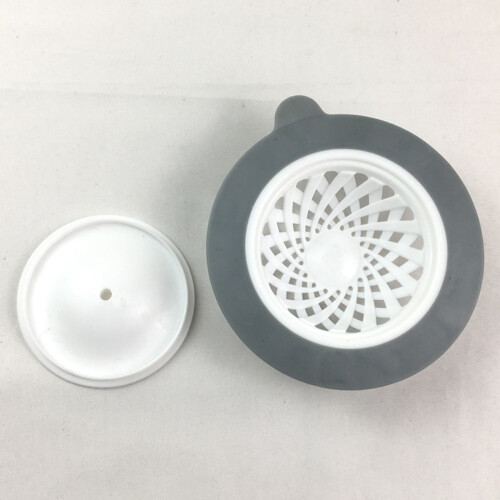 BCMMKLPP Silicone Kitchen Sink Strainer with Stopper,Wide Rim 4.5" Diameter 2