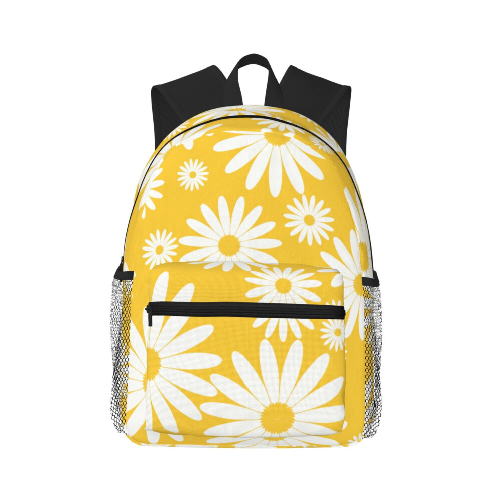 Daisy Flowers Backpack Laptop Backpacks Travel Hiking Bag Business Backpacks For Women Men 9338982134002