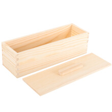 Bread Pan Toast Container Case Mold Baking Nonstick Loaf Cooking with Cover Wooden