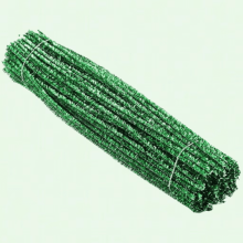 200 Pcs Shiny Chenille Stems Glitter Pipe Cleaners for Christmas DIY Arts and Crafts