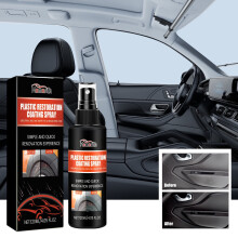 Automotive Plastic Restorer | Bring Plastic, Rubber, and Vinyl Back to Life! | User Friendly Trim Restorer | Great Auto Detailing Supplies | 120ml