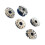 Durable Domestic Sewing Machine Metal Bobbin Case with 4 Bobbins 2