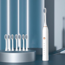 VALSEEL Electric Toothbrush, Electric Toothbrush with 8 Brush Heads, Smart 5-speed Timer Electric Toothbrush IPX65 Electric Toothbrush for Adults