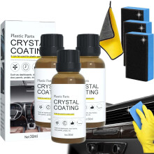 Cristal Coating para Plástico Del Carro, Crystal Coating for Car, Plastic Parts Crystal Coating, Crystal Coating for Car Plastic Parts (3Pcs)