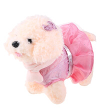Dog Leash Walking Electric Puppy Plush Toy, Sing And Dance Simulation Music Mechanical Dog for Children
