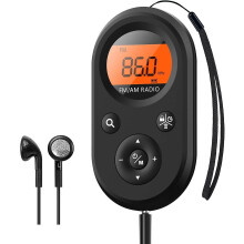 Personal Pocket Radio Am/fm Portable, Rechargeable Transistor Walkman Radio With Best Reception, Long Battery Life, Stereo Headphones, Sleep Timer