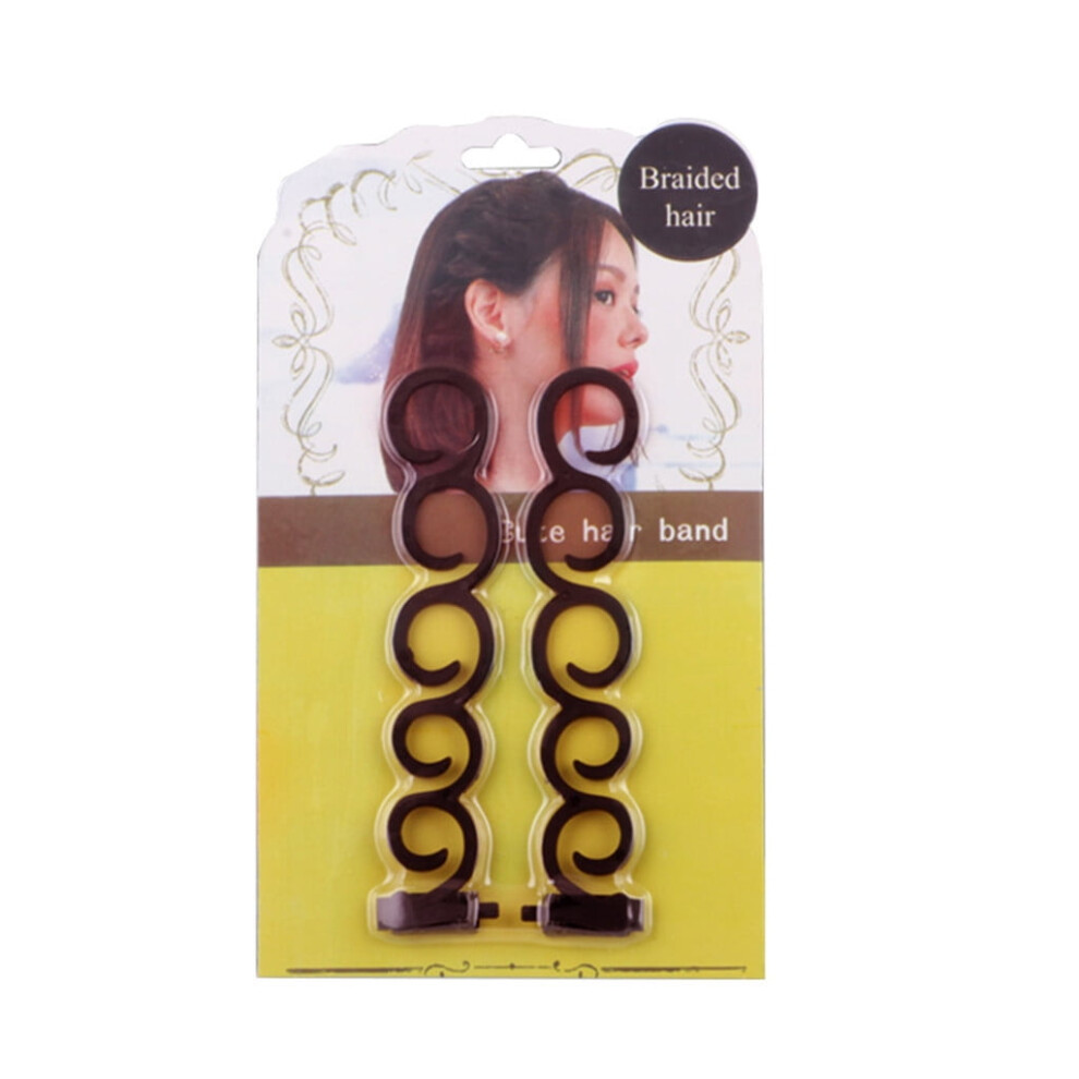 Unisex Yifudd Side Hair Styling French Braid Clip Stick Diy Maker Tool Braiding Hair