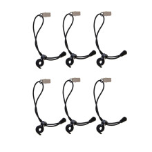 6 Pcs Photography Accessories Blackets Cloth Clip Projector Stand Fixed Backdrop Clips Screen Earth Tones Nylon