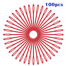Office&Craft&Stationery Celebration Activ 7Cm Colored Plastic Needle Sweater Sewing Needle Sewing Needle Wool Yarn Needle 100/Pack