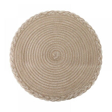 Orchip Woven Spiral Table Round Placemats,Heat Resistant Non-Slip Dining & Kitchen Table Mats