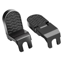 2 ebike Motorcycle Electric bike Folding Rear Passenger Footrest Pedal Pegs