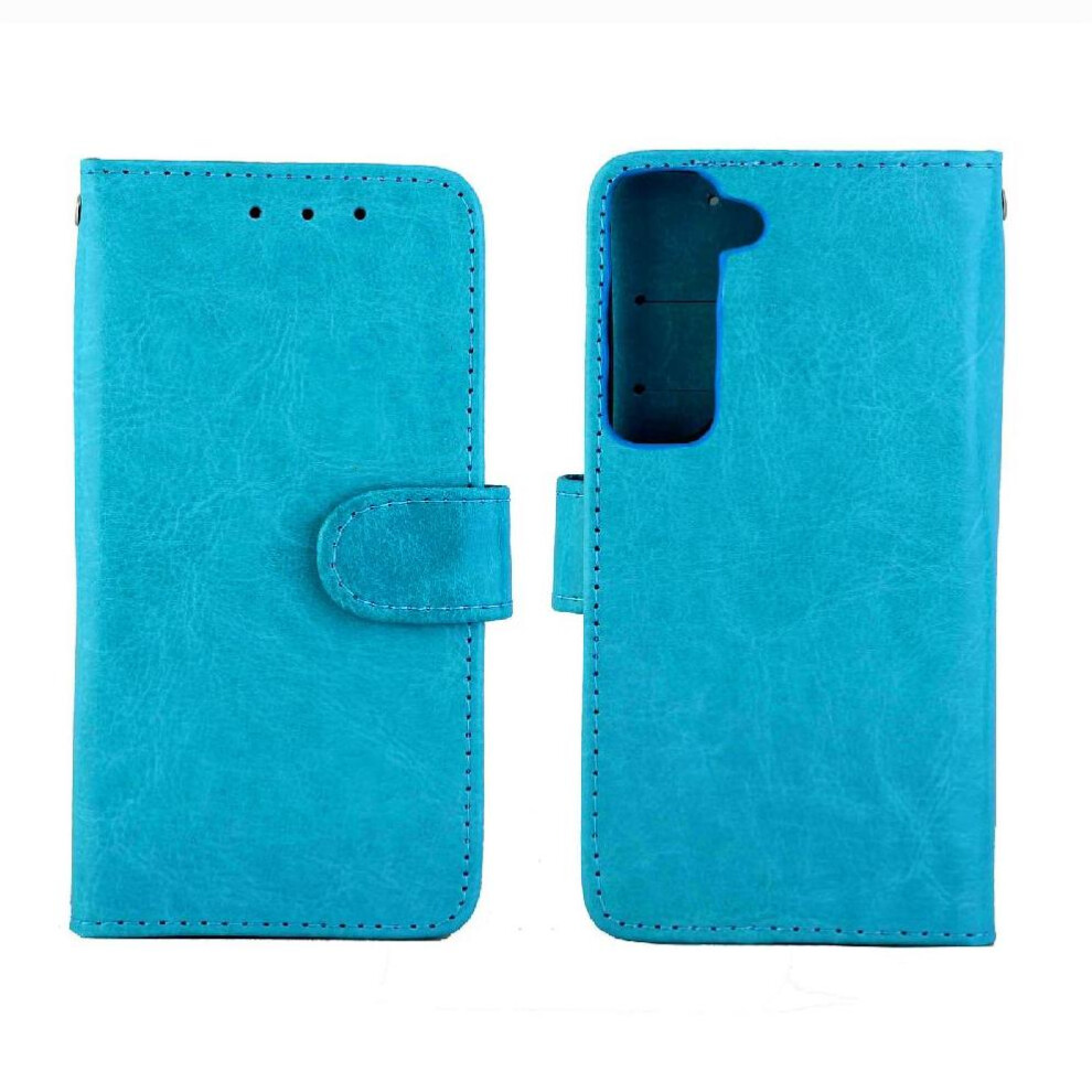 Flip Case For Compatible With Samsung Galaxy S22 5G Shockproof Pu Leather Card Holder Kickstand Magnetic Closure 9085618235502