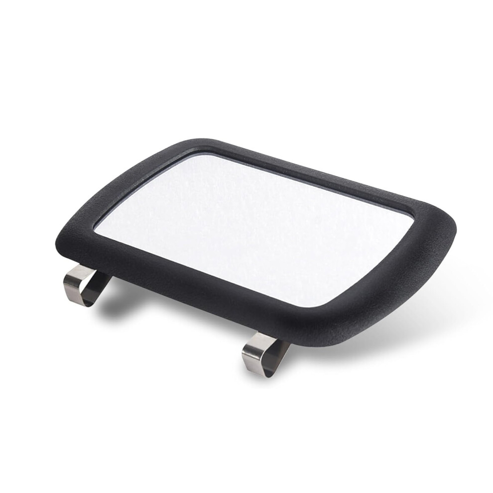 Car Sun Visor Vanity Mirror Hd Glass Makeup Reflection Clip On Universal Fit Black 9070919598821
