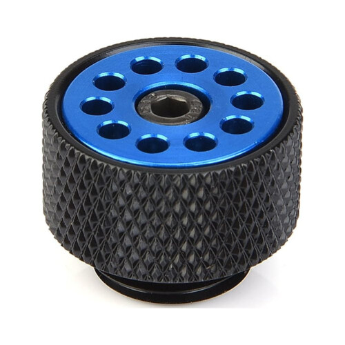 KSTE G1/4 Air Exhaust Plug Fitting For Computer Water Cooling System Computer Protection (Blue) 1