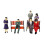 50 Seated Standing Model People Passanger Figures+6 Bench Train Railway Layout 5