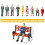 50 Seated Standing Model People Passanger Figures+6 Bench Train Railway Layout 3